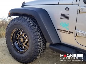 Black Rhino Alpine Wheels - Gloss Black w/Milled Spokes - 5x127" Black Rhino Alpine Wheels - Gloss Black w/Milled Spokes - 5x127"